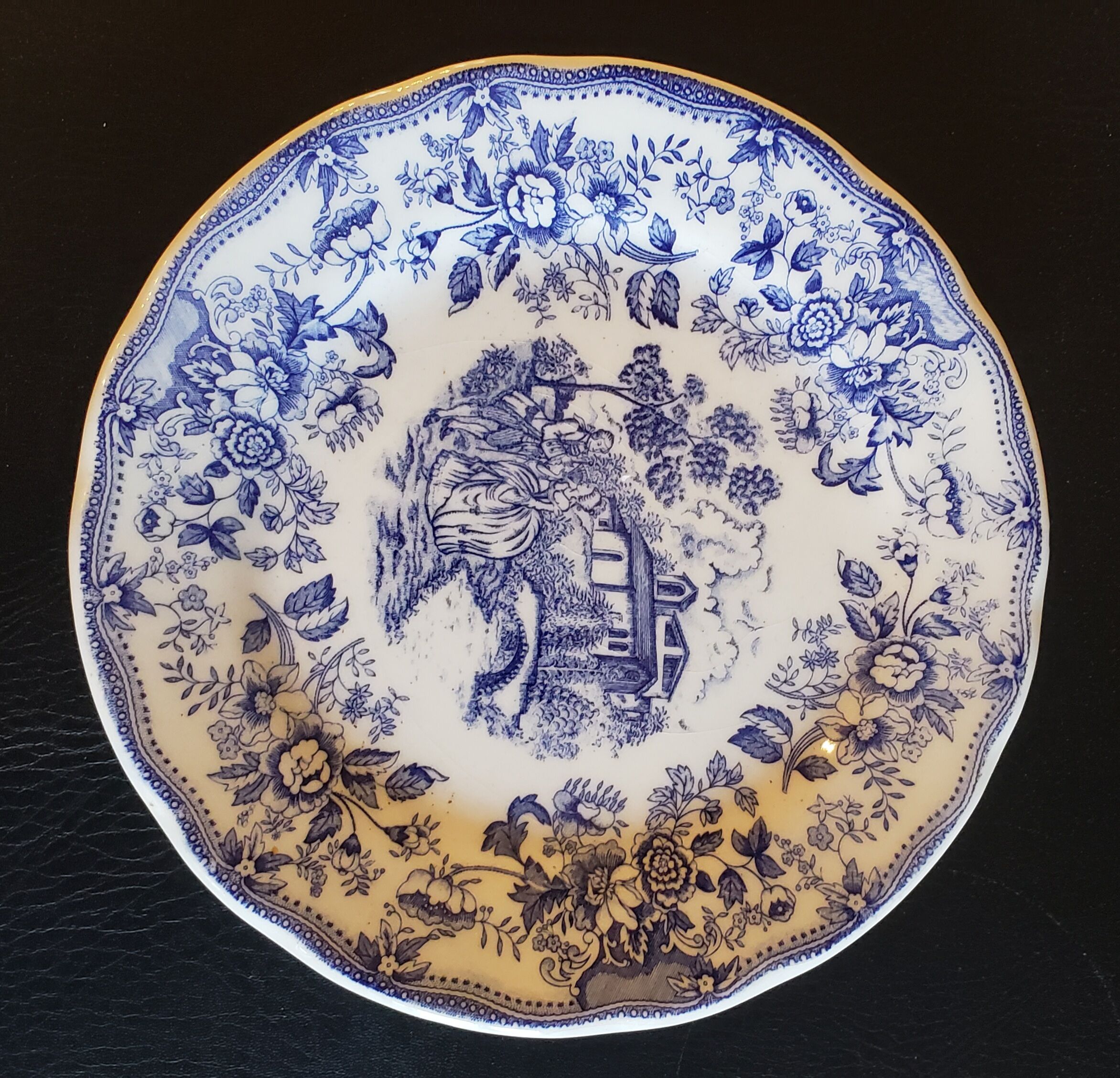 Lot 4 old flat plates Ironstone