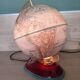 Luminous globe world map west Germany vintage