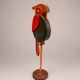 Sculptural wooden piggy bank – Modernist bird – Handmade work from the years