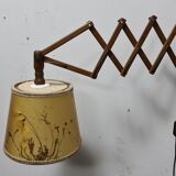 Vintage scissor lamp