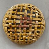 Ceramic braided fruit cup