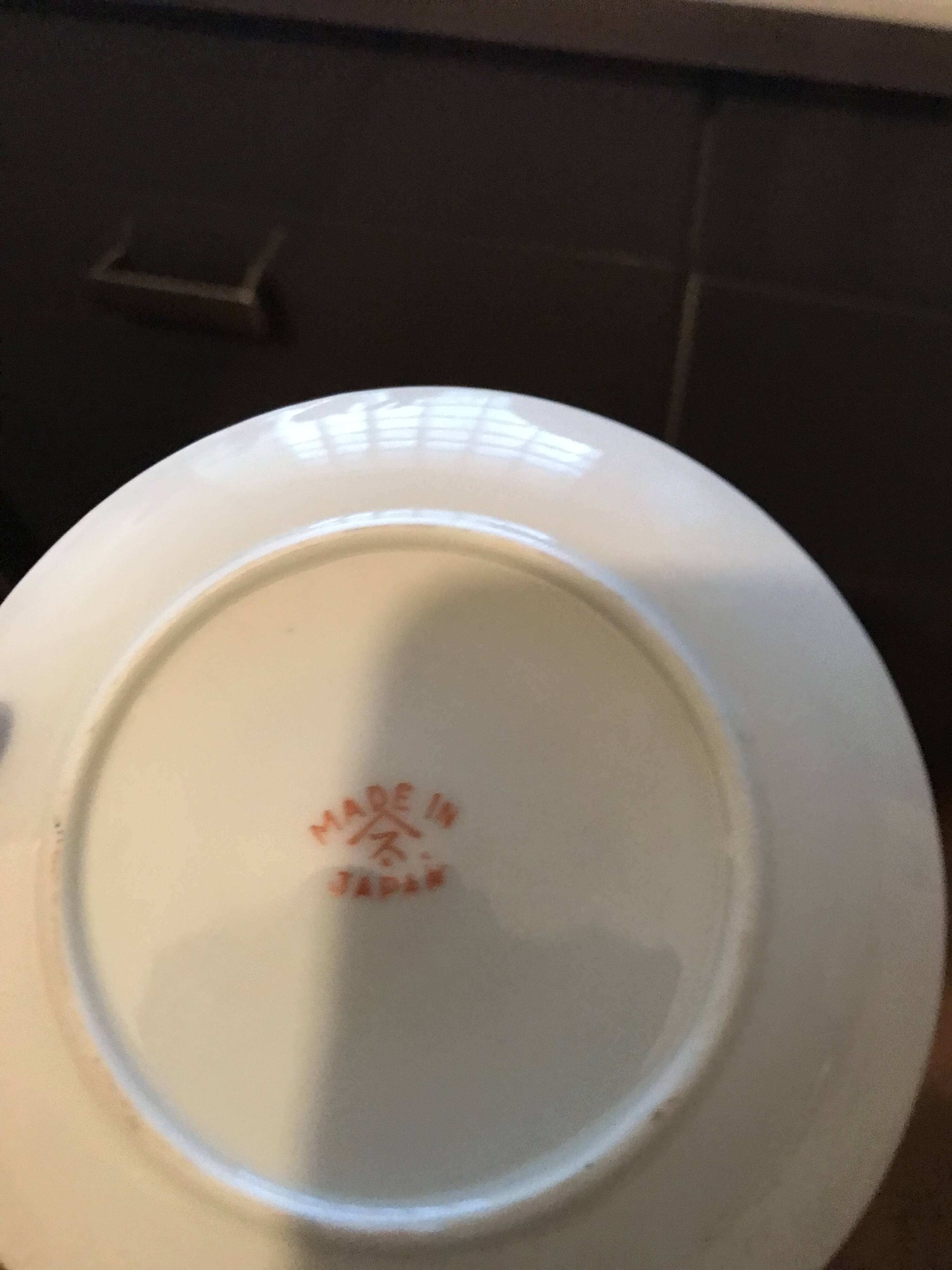 4 tasses porcelaine japan