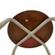 Vintage school stool, 1970s industrial design, Dutch minimalist