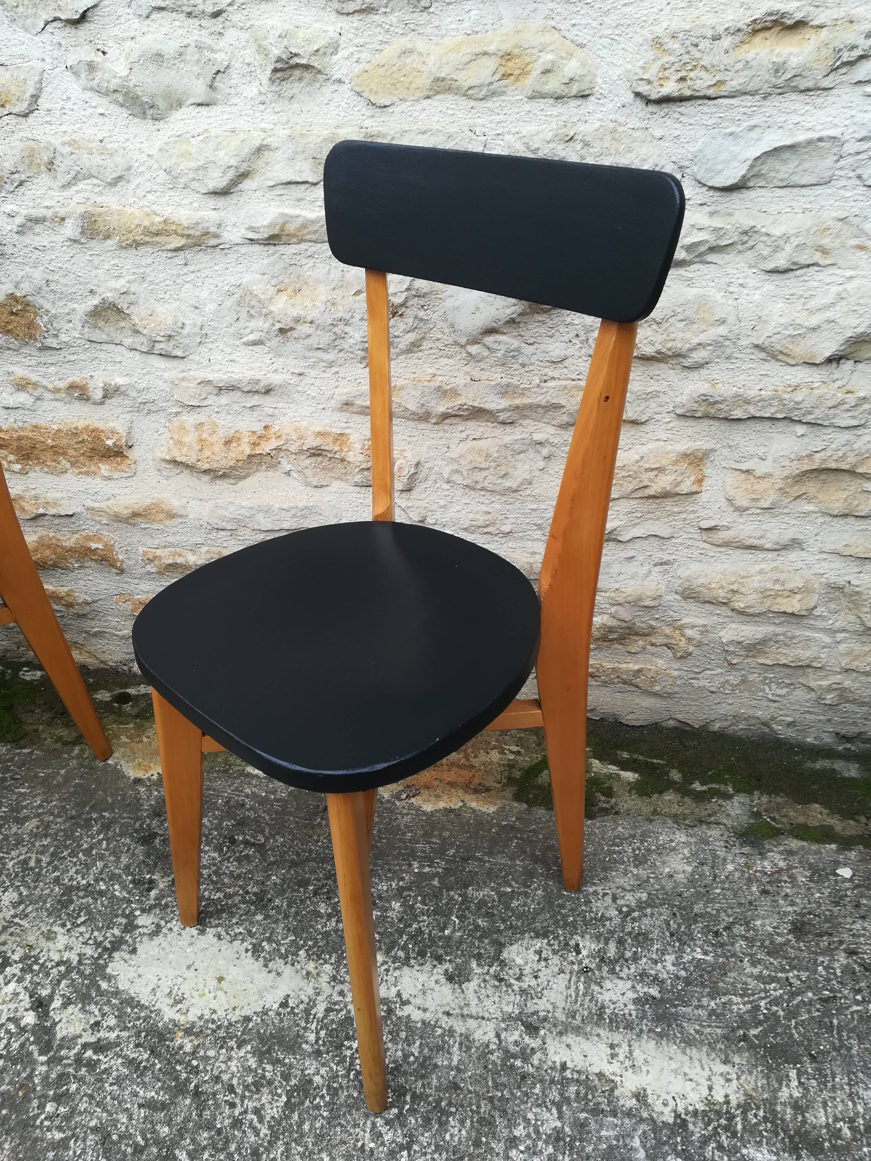 Set of 12 bistro chairs