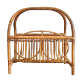 Rattan magazine holder