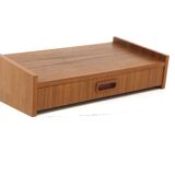 Wall-mounted teak shelf, Sweden, 1960