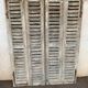 Pair of folding shutters with louvers