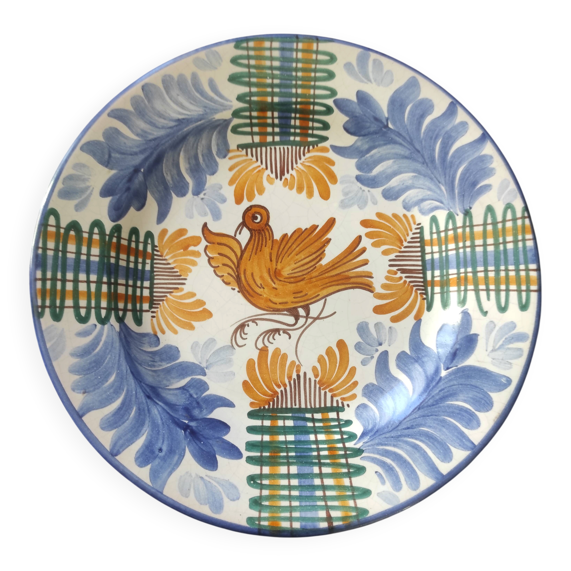 Spanish plate signed Vicente Martinez