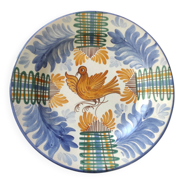 Assiette espagnole signée Vicente Martinez