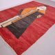 Abstract Vintage Moroccan Rug 238 x 334 - Berber Wool Rug - Handmade Rug