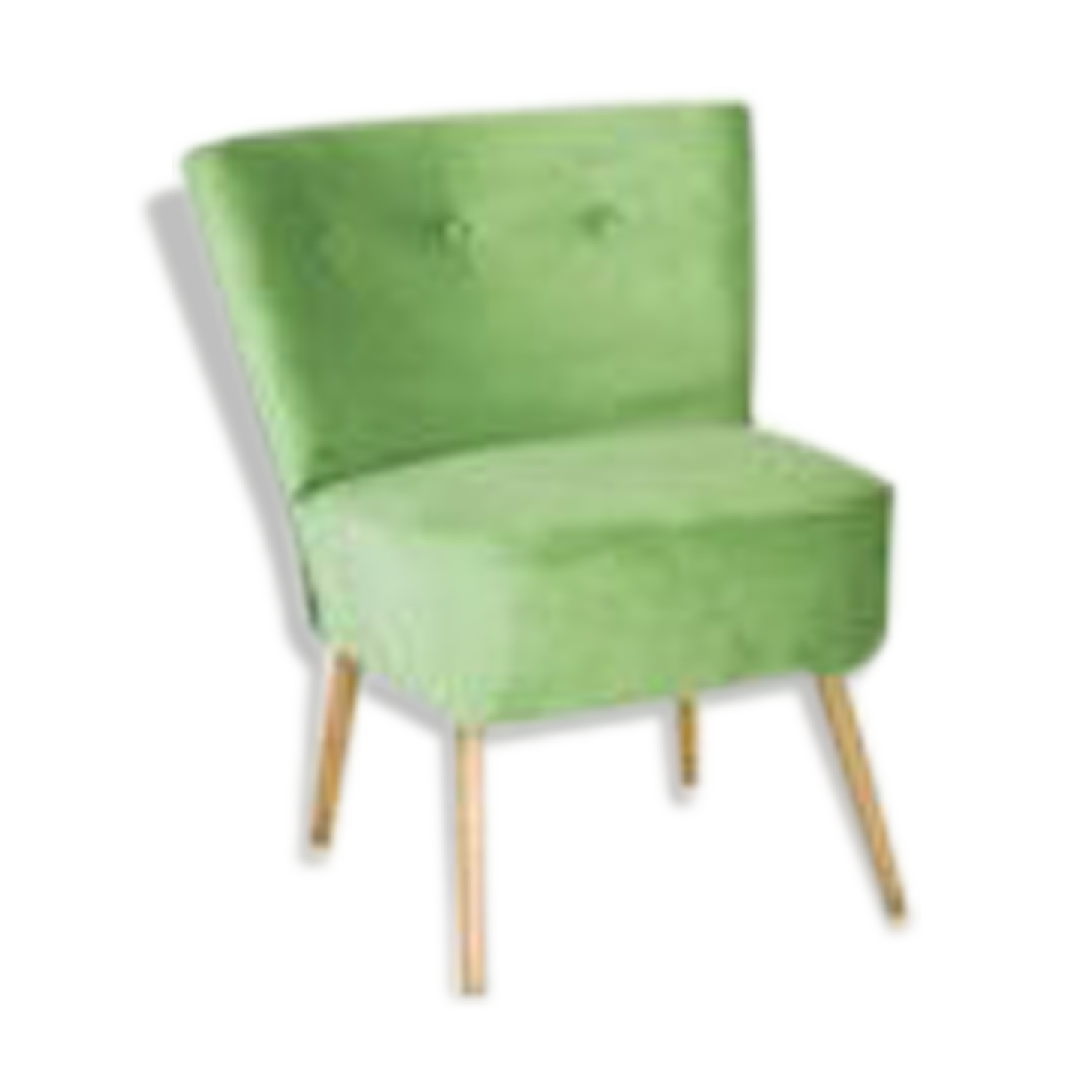 Green club Chair, 60-70 years