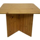 Vintage pine coffee table / side table in a minimalist organic design