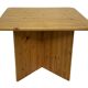 Vintage pine coffee table / side table in a minimalist organic design