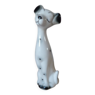 Figurine chien dalmatien vintage, Statue céramique années 1970