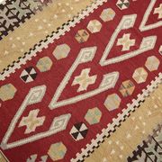 3x5 Small Size Vintage Kilim Area Rug, Ethnic Pattern Kilim, 95x143 cm