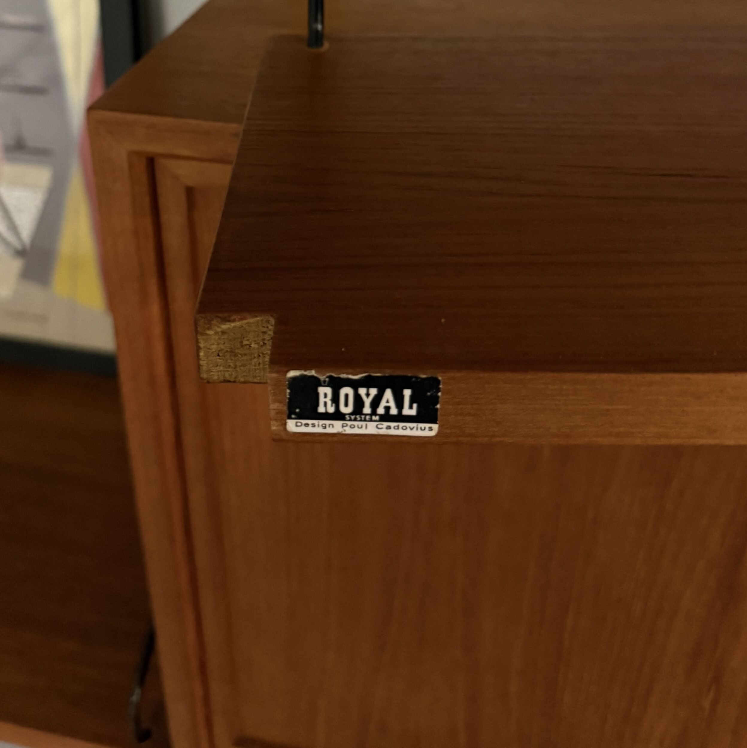 Royal System wall unit by Poul Cadovius for Cado, Denmark, 1960s – 17 pieces