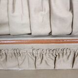 Set three vintage leather suitcases