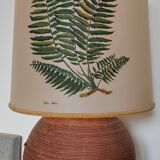 Beautiful and large vintage Nature Fougère lamp