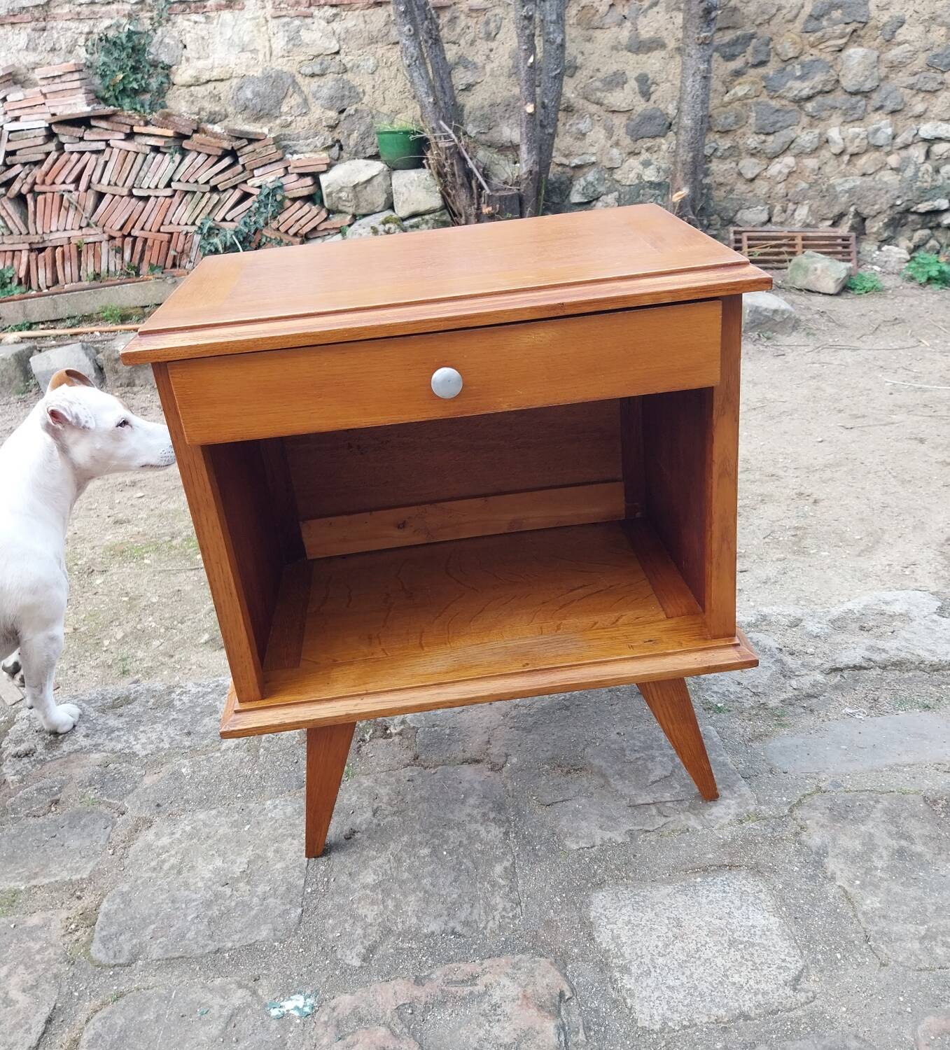 1950s bedside table