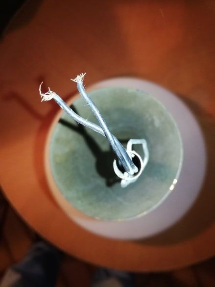 Scandinavian opaline hanginig