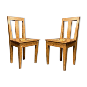Ensemble de 2 chaises suédoises