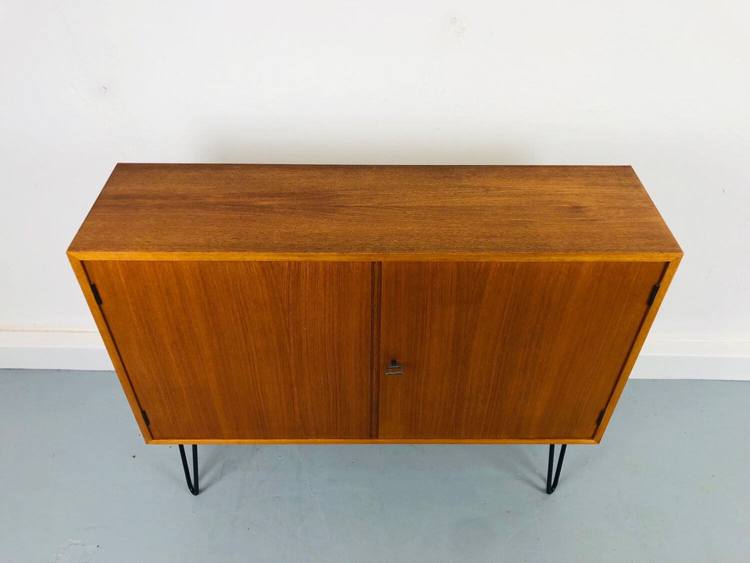 Teak Sideboard with Hairpin legs, 1960s