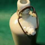 Glazed terracotta bottle