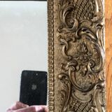 Miroir en bois sculpté et doré