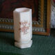 Pink alabaster vase – vintage decorative piece