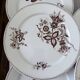 Set of 6 vintage dinner plates from Sarreguemines, Danish model 210412.