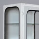 Vintage Iron And Glass Medical Cabinet, 1970s