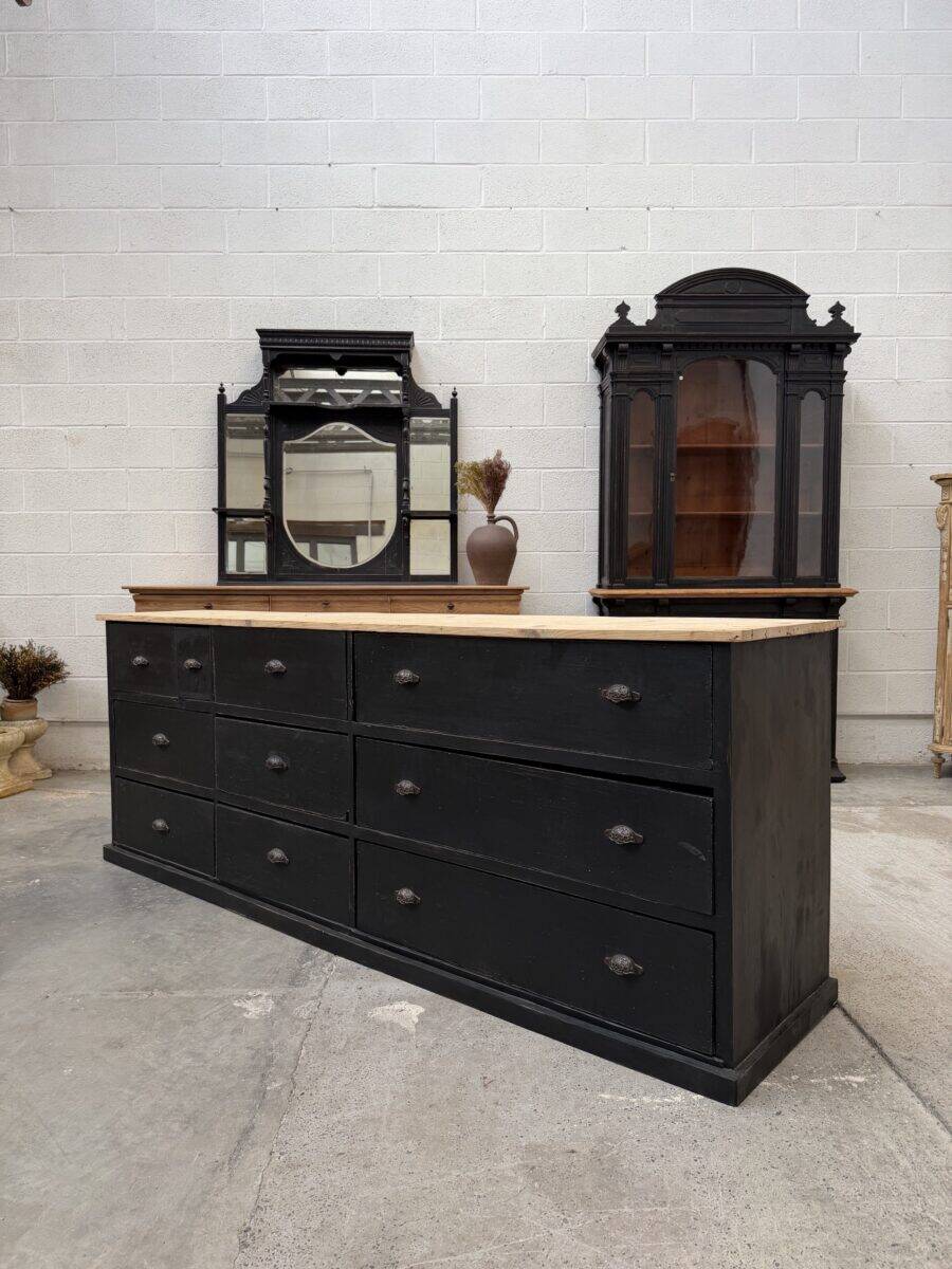 Workshop furniture from the early 20th century.