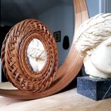 Rattan Mirror