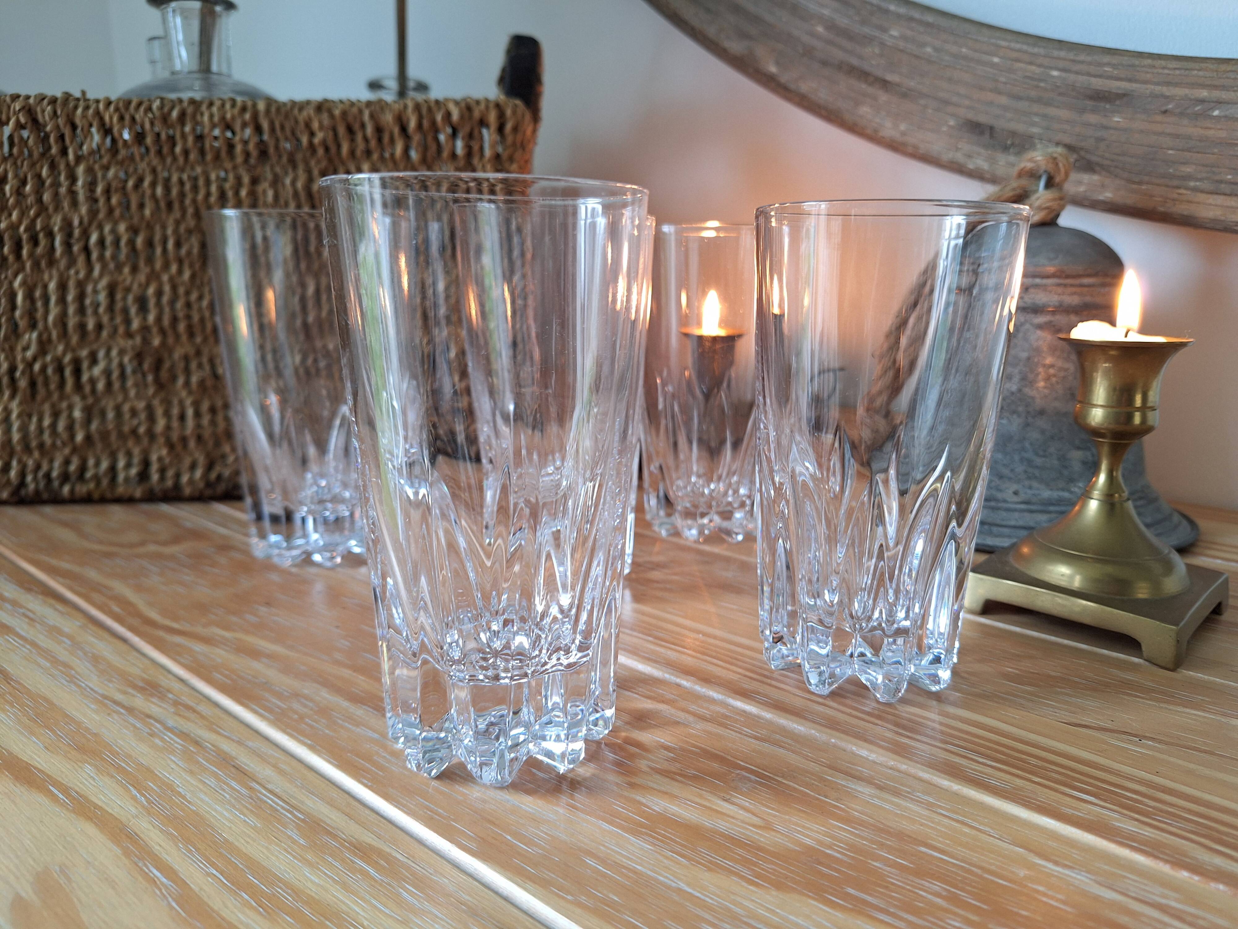 Crystal water glass