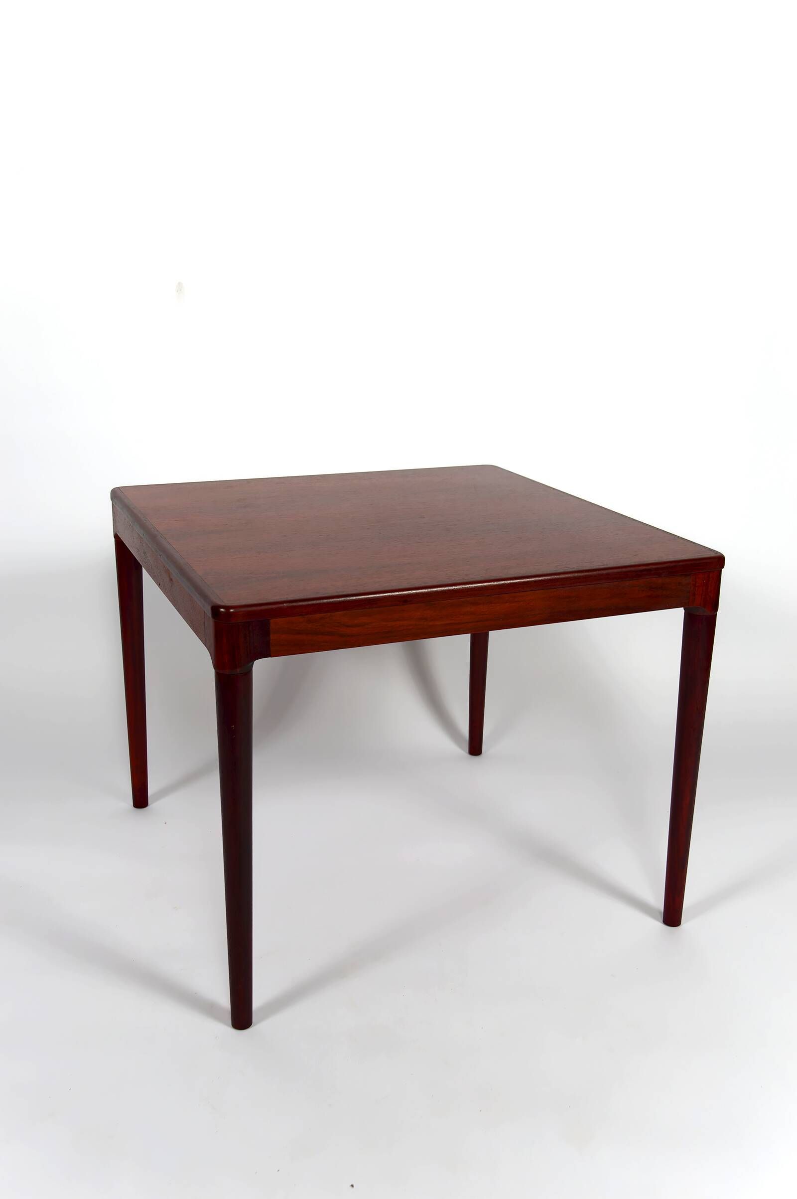 Scandinavian coffee table in exotic wood, around 1960.
