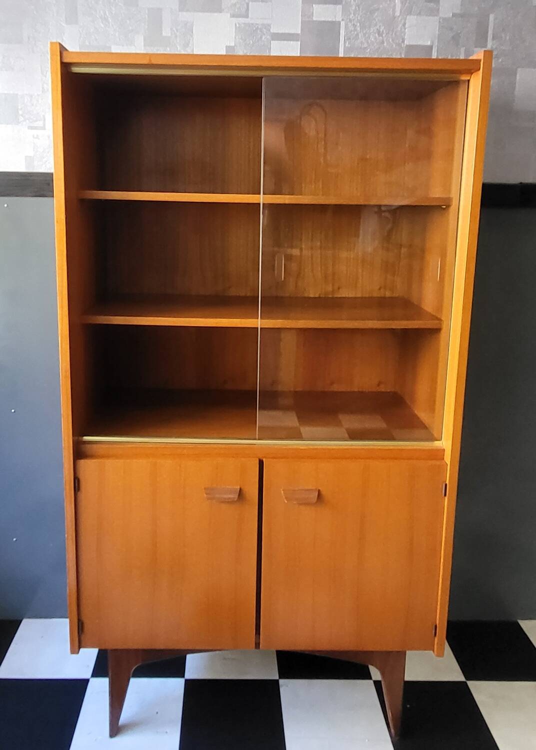 Vintage Gauthier storage cabinet bookshelf