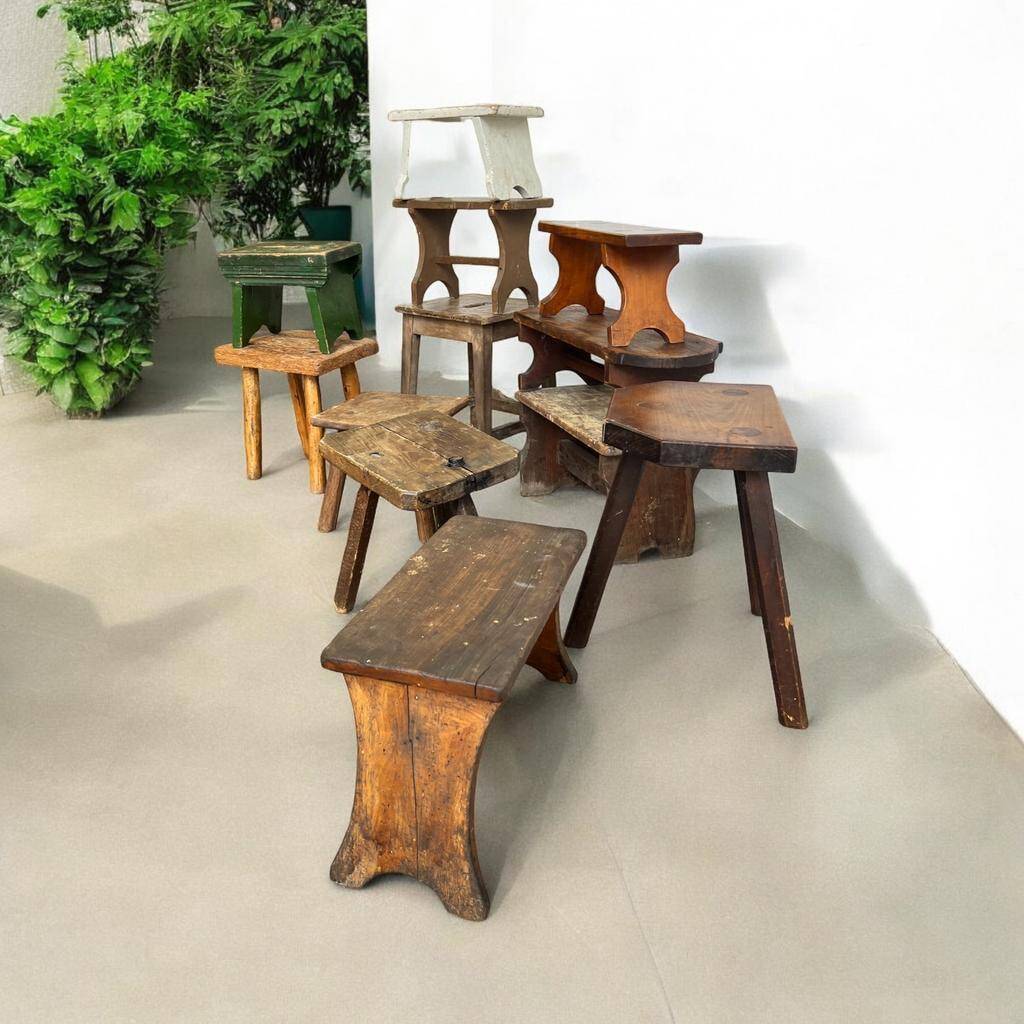 Vintage milking stool