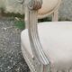 Antique armchair in Louis XVI style from the late 19th century.