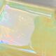 Vintage art deco sugar bowl in iridescent yellow