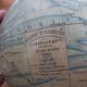 Lebegue 19th century Napoleon III world map globe