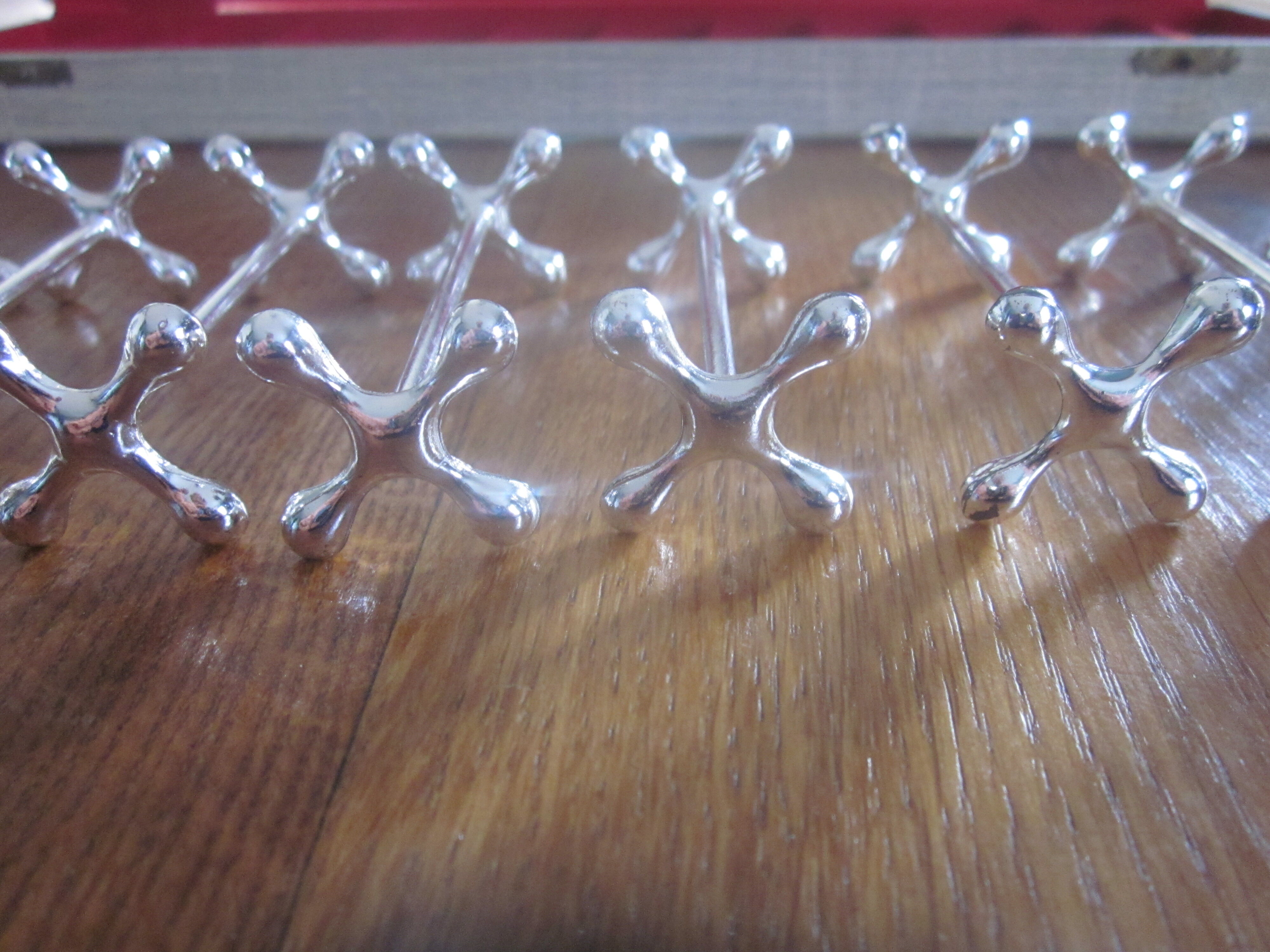 12 silver metal knife holder wmf