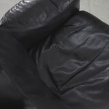 Fauteuil à oreilles en cuir DS-23 de Franz Josef Schulte pour De Sede, 1980