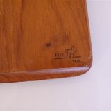 Scandinavian vintage teak tray 1960