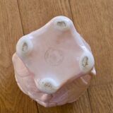 Large antique Art Nouveau majolica vase signed Salis-les-Bains