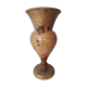 Turned wooden vase