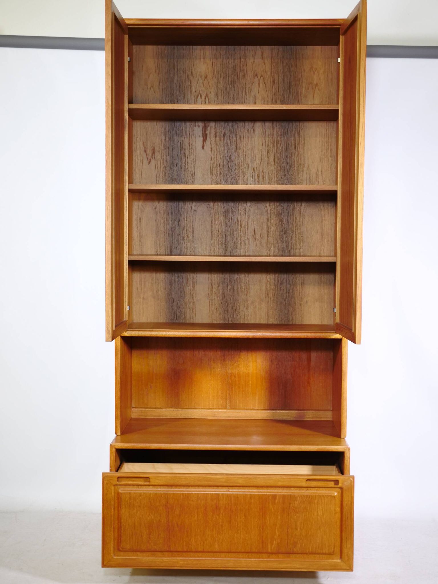 Module d'armoire en teck étagère Skandi Design 1, années 1970
