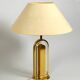 Lampe de table en verre et laiton XXL des années 1970 de la collection Vereinigte Werkstätten.