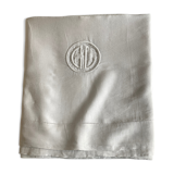 Modernist XL sheet in art deco linen thread L240
