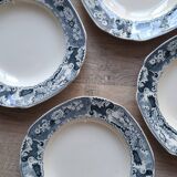 4 large Victoria Maestricht plates