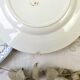 6 flat plates Terre de Fer blue red mismatched
